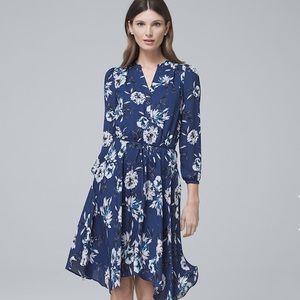 White House Black Market Floral Print Dress